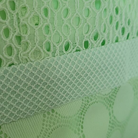 NWOT! NEW YORK & CO Vintage Retro Preppy Dress Lace Over Mint Green Midi 
SZ  10 - Picture 17 of 17